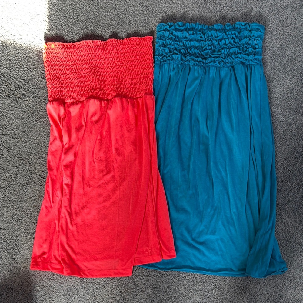 Stylish Pink and Blue Women's Swim Covers Set